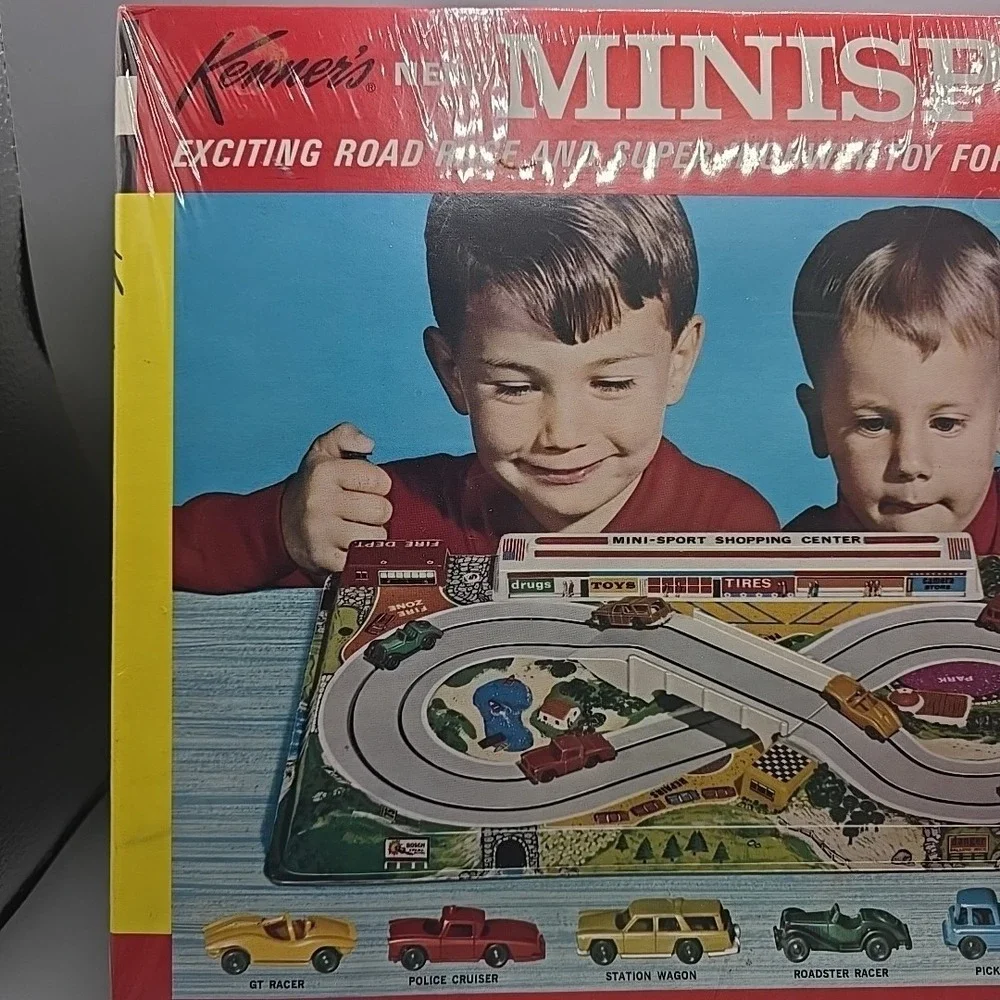 1967 Kenner Minisport Road Race & Highway Set Brand New Factory Sealed